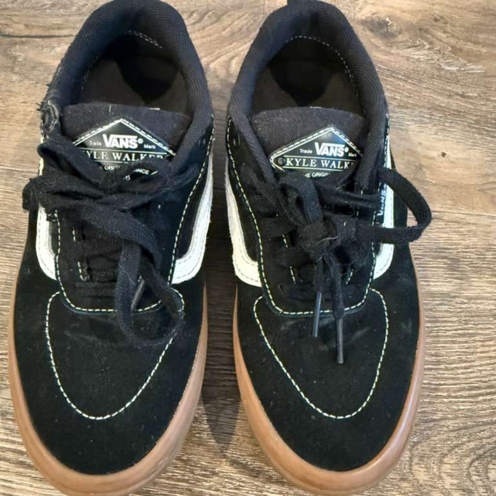 Vans Kyle Walker Pro Black with Gum Sole Skate Sneakers